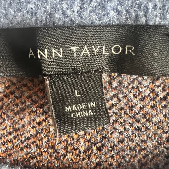 Ann Taylor Womens Multicolor Buffalo Plaid Pullover Sweater Sz Large Cozy Soft - Picture 6 of 7